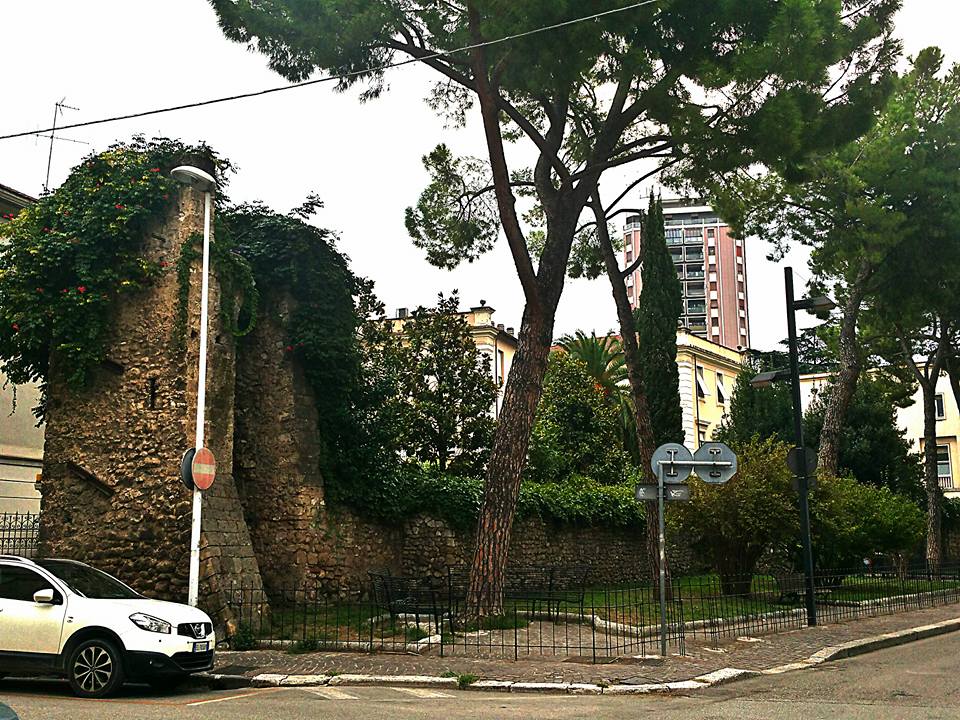 Porzione delle antiche mura di cinta di Terni
