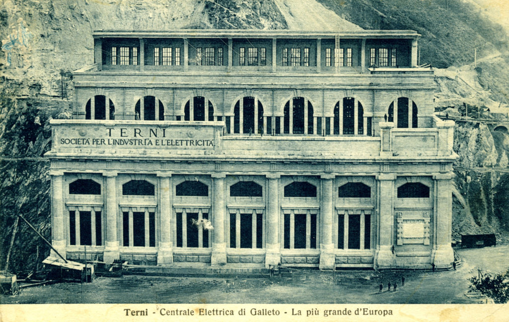 Foto storica Centrale Idroelettrica di Galleto - Terni
