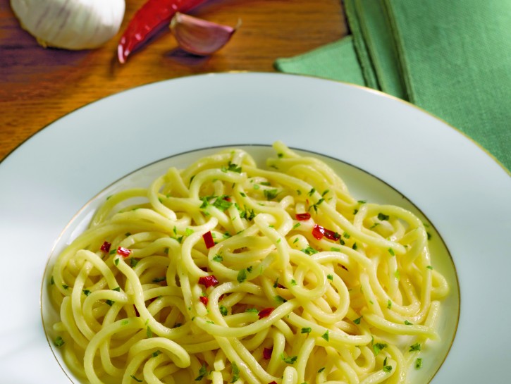 ciriole aglio e olio e prezzemolo