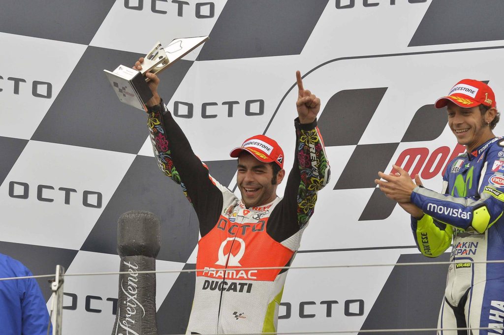 Danilo Petrucci podio di Silverstone (Foto di motoblog.it)